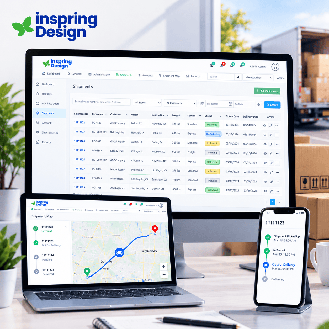 Delivery tracking and route optimization system