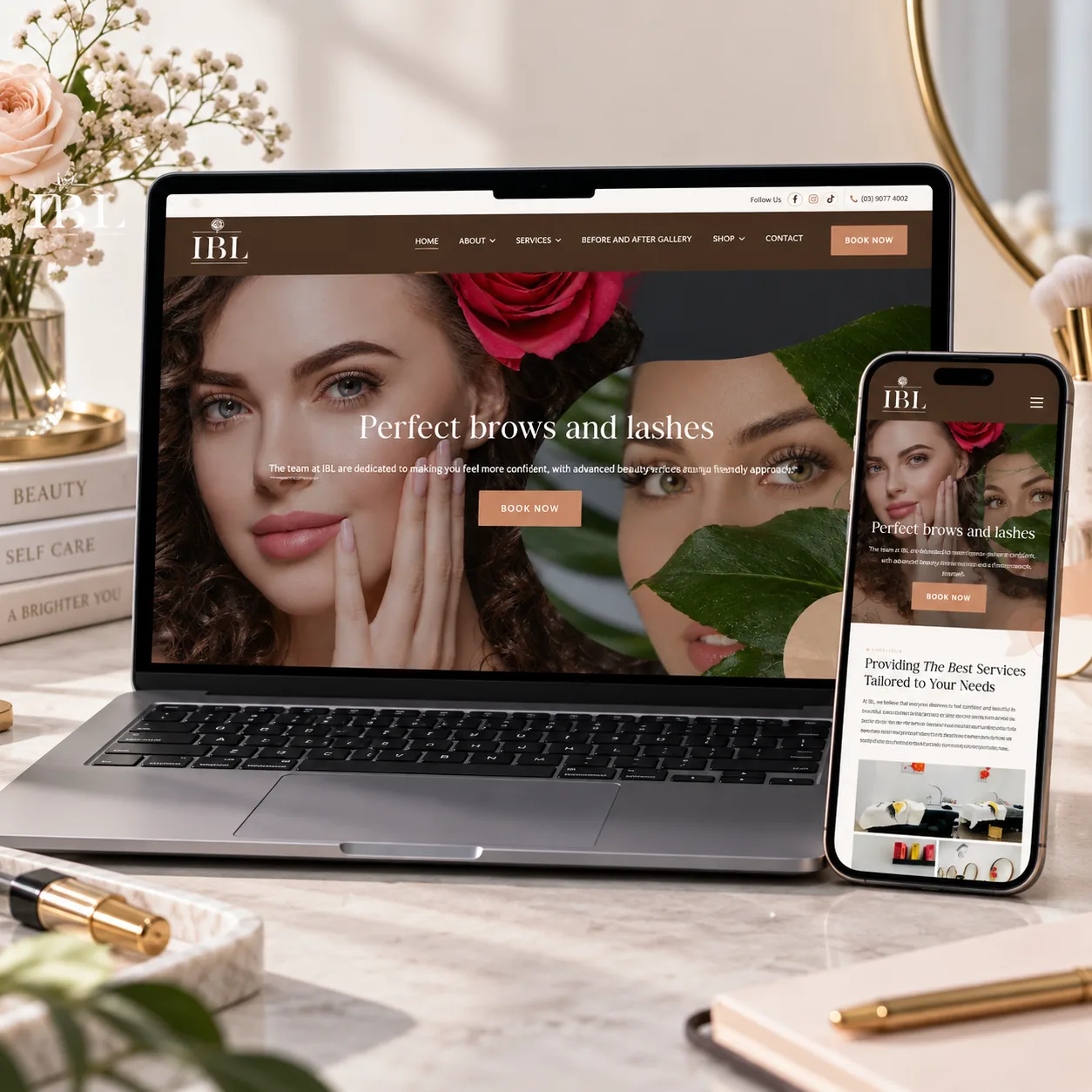 ibrow and lashes website