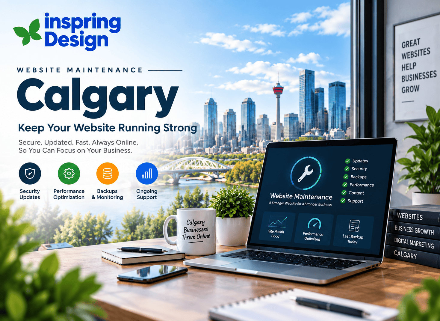 Website maintenance services for Calgary businesses